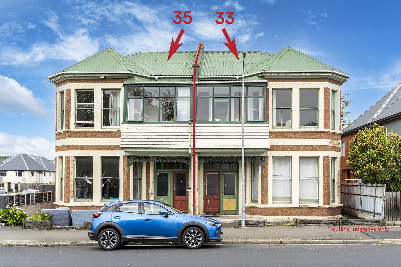 Dunedin 2 x 6 bedroom houses